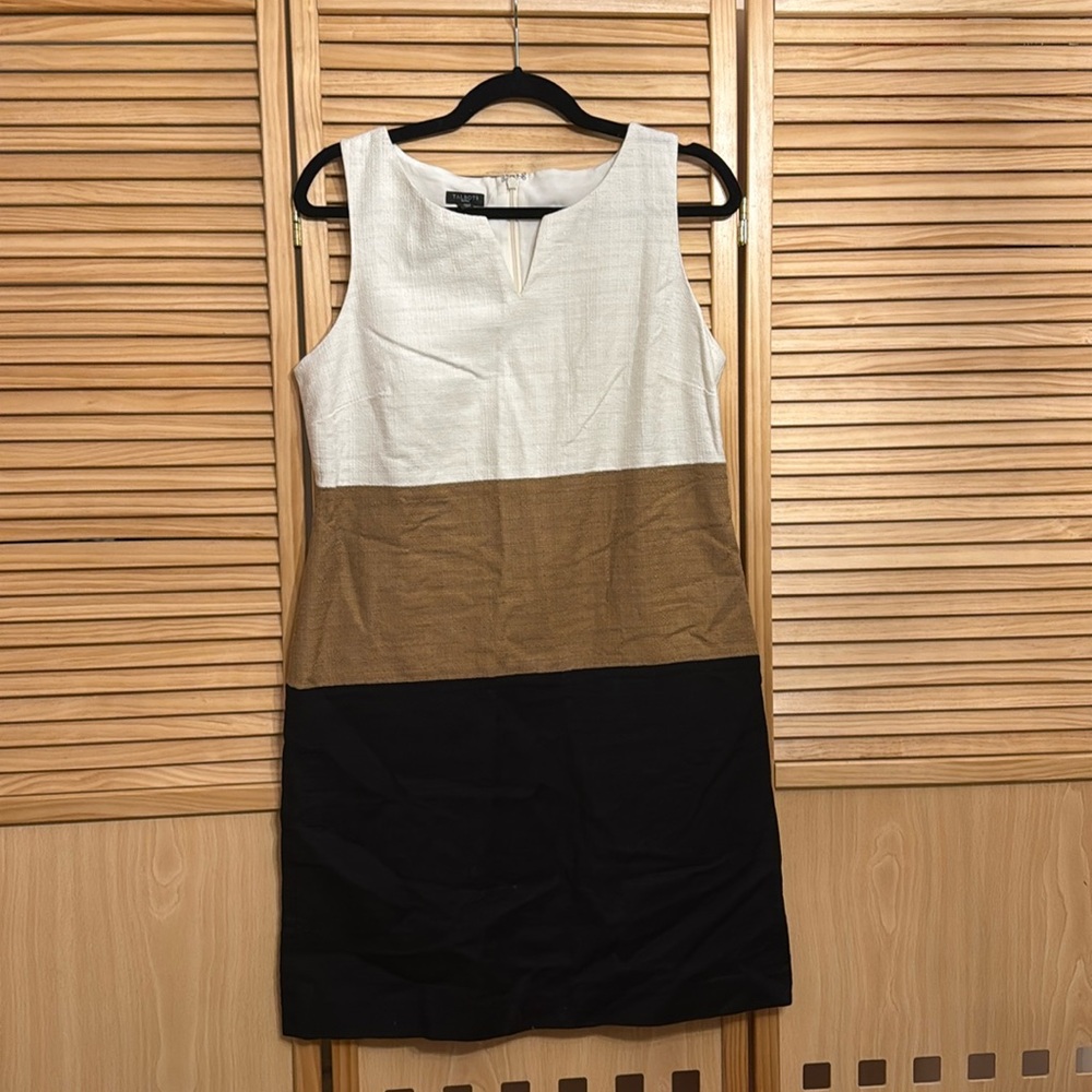 Talbots Business Casual Color Block Dress